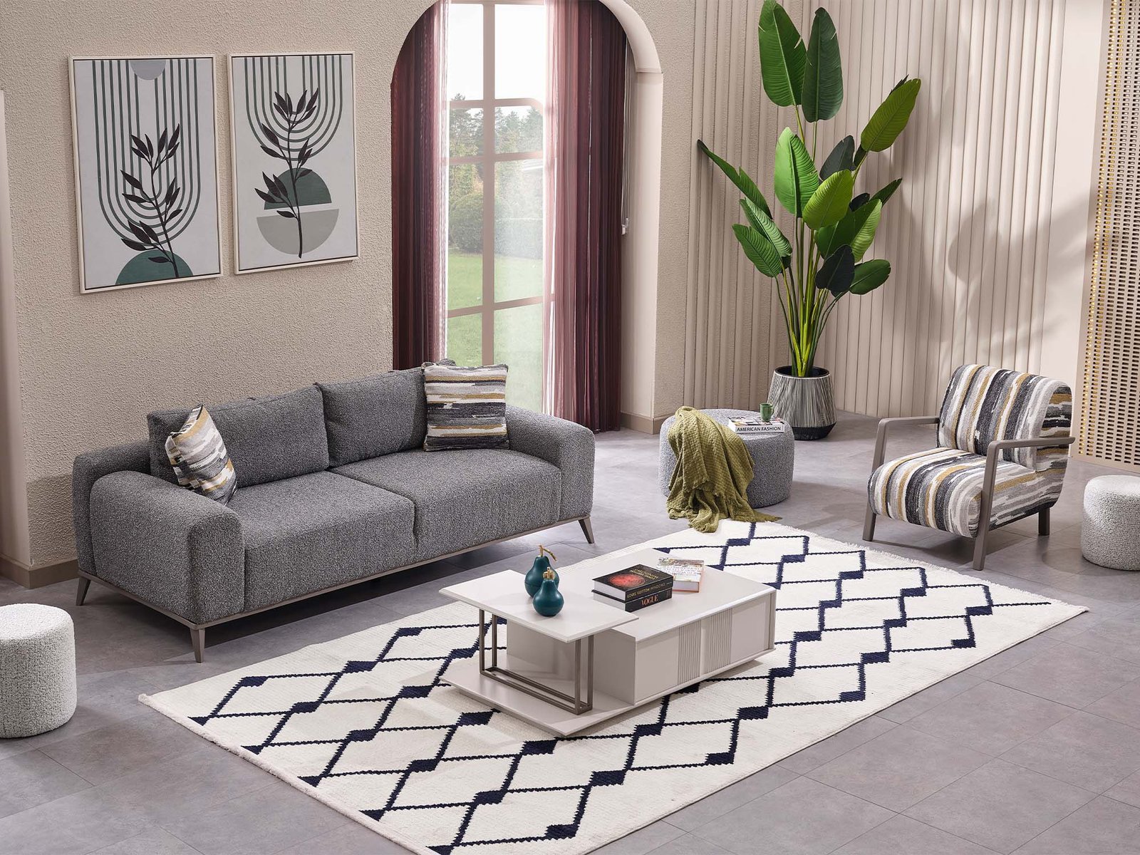 Second image of Cenova Convertible Loveseat