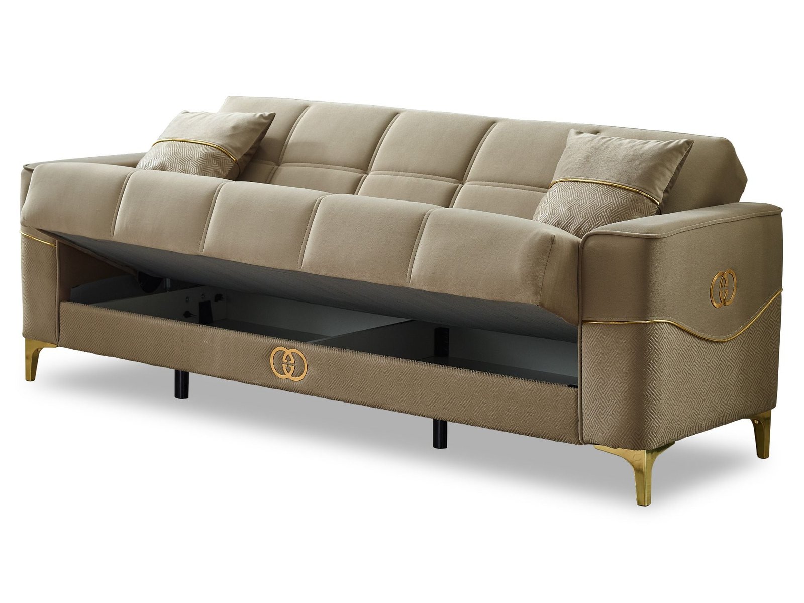 Second image of Clara Convertible Sofa Beige
