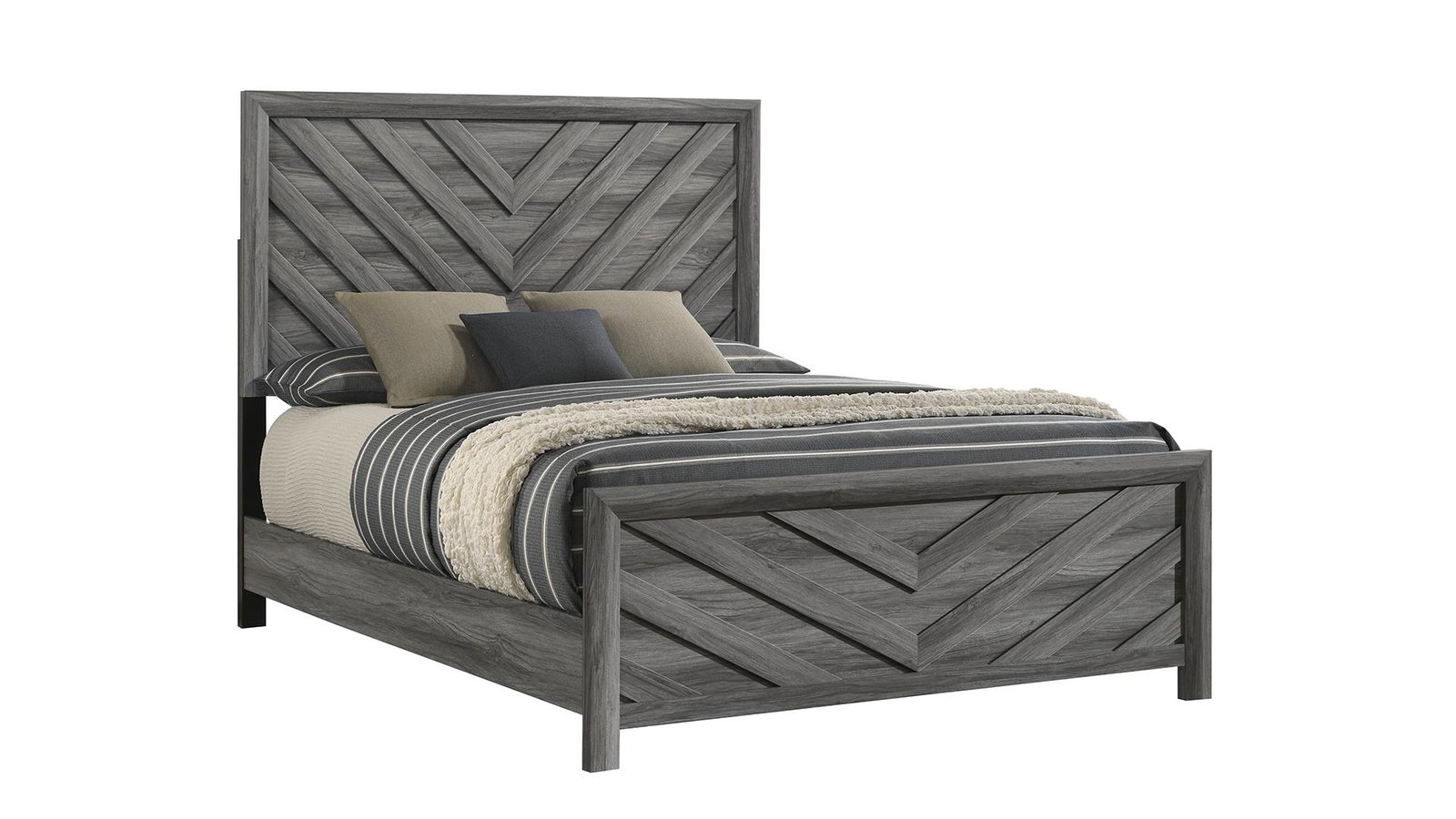 Second image of DENVER TWIN 5 PC BEDROOM SET IN GRAY
