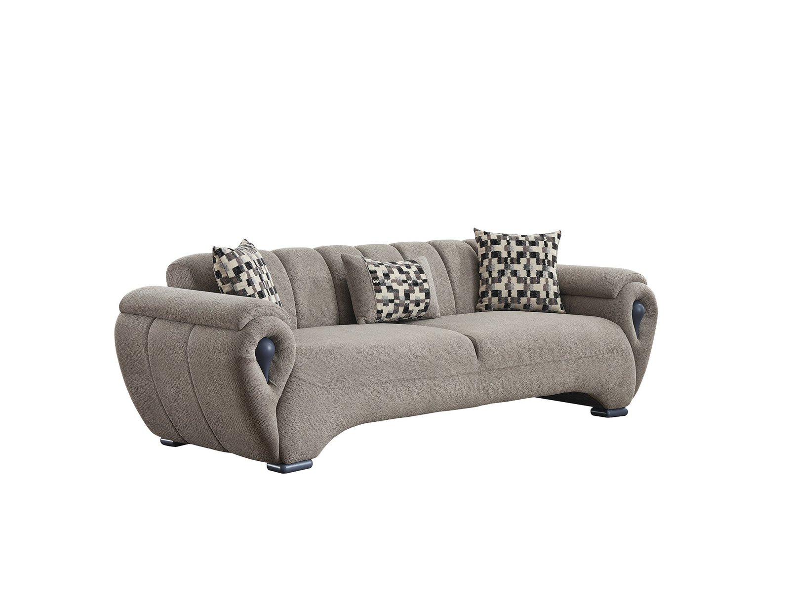 Second image of Damla Stationary Sofa Cream
