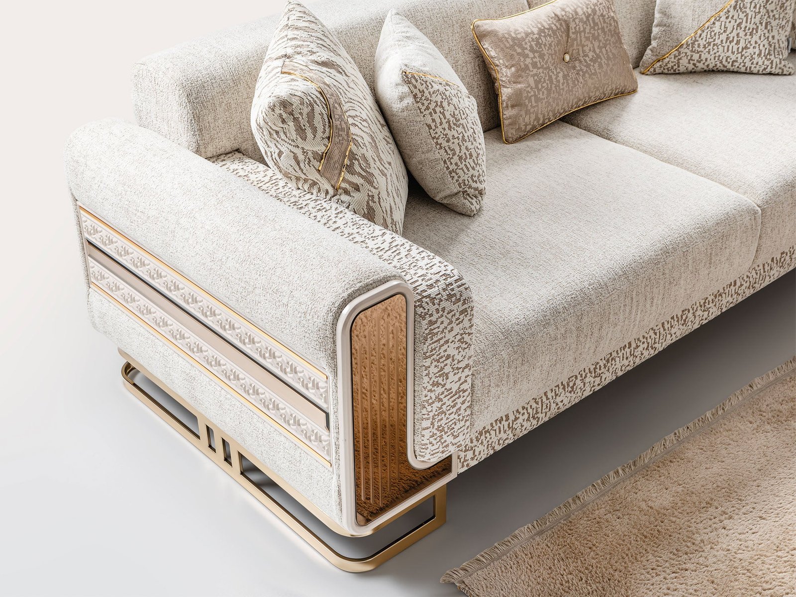 Second image of Delux Convertible Sofa Cream