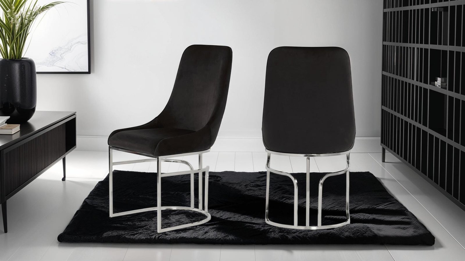 Second image of EMRALD STEEL LEGS BEIGE - 2 CHAIRS PER BOX