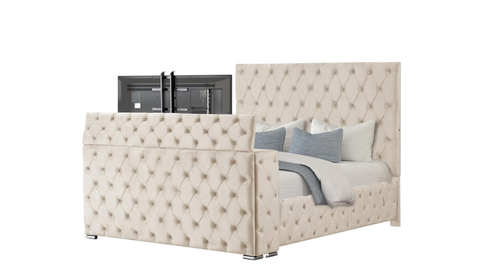 ENCORE QUEEN BED BEIGE