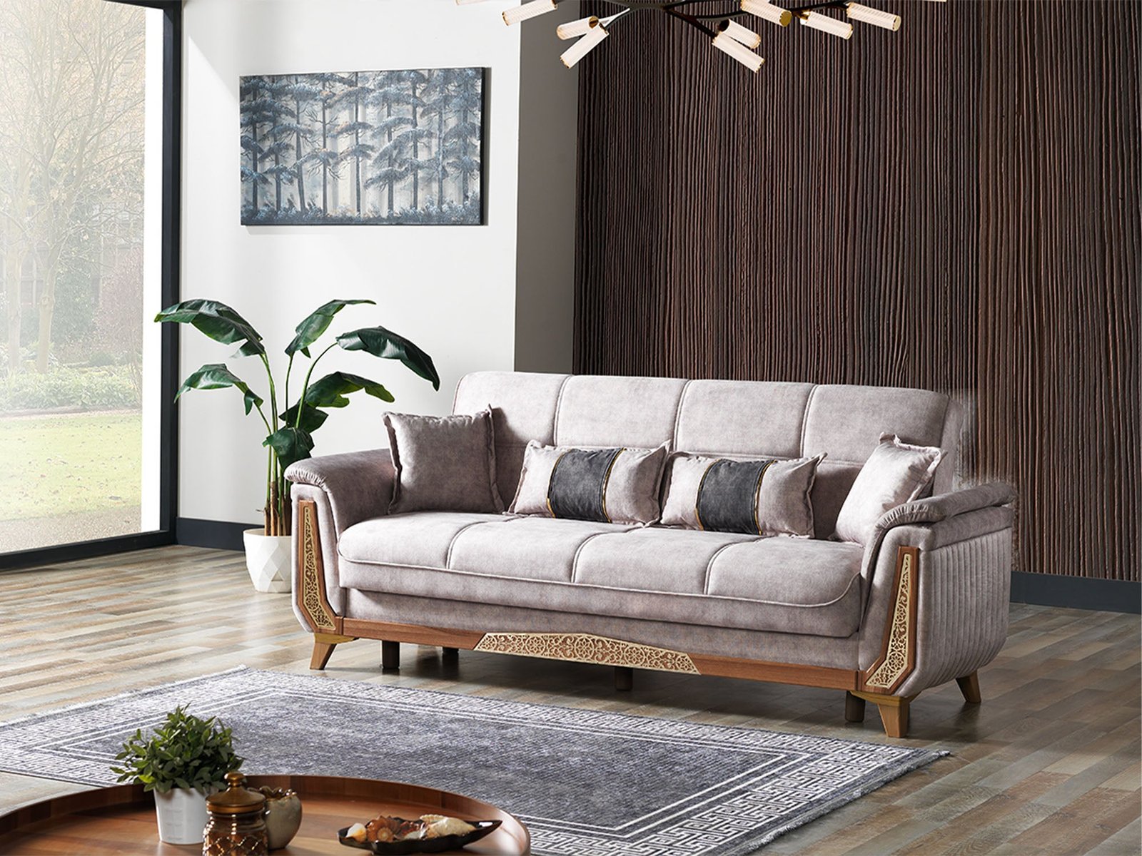 Efes Convertible Loveseat