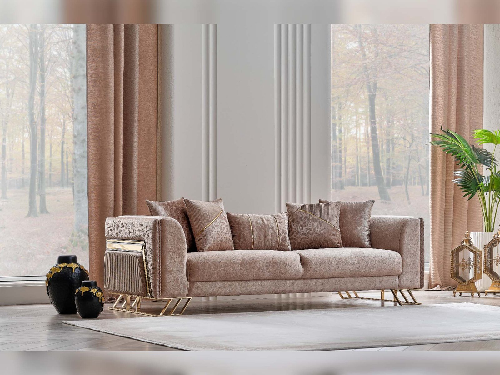 Elegance San Stationary Sofa