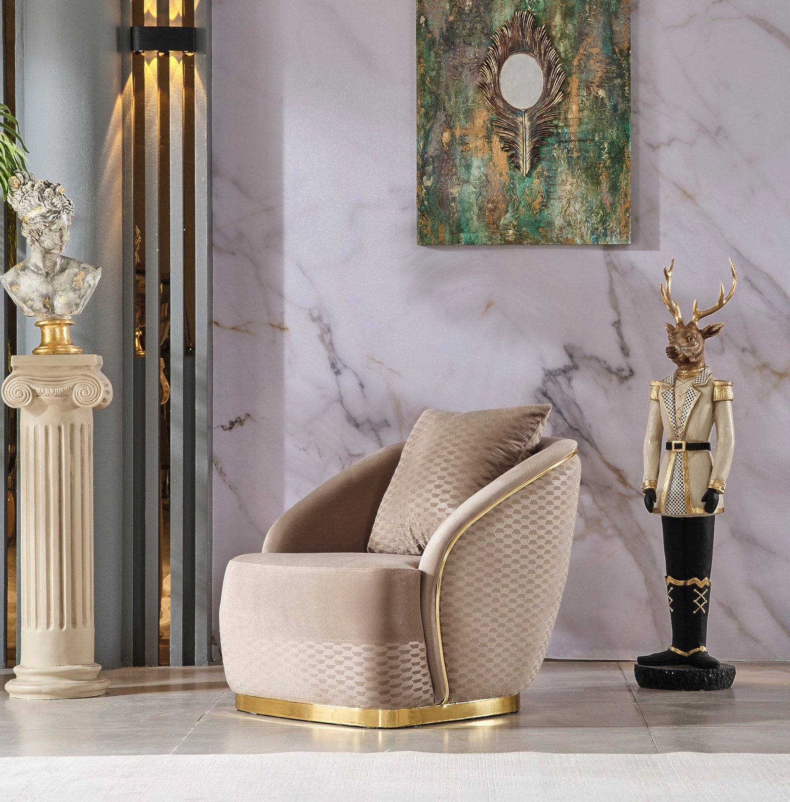 Second image of Elegance Chair Beige