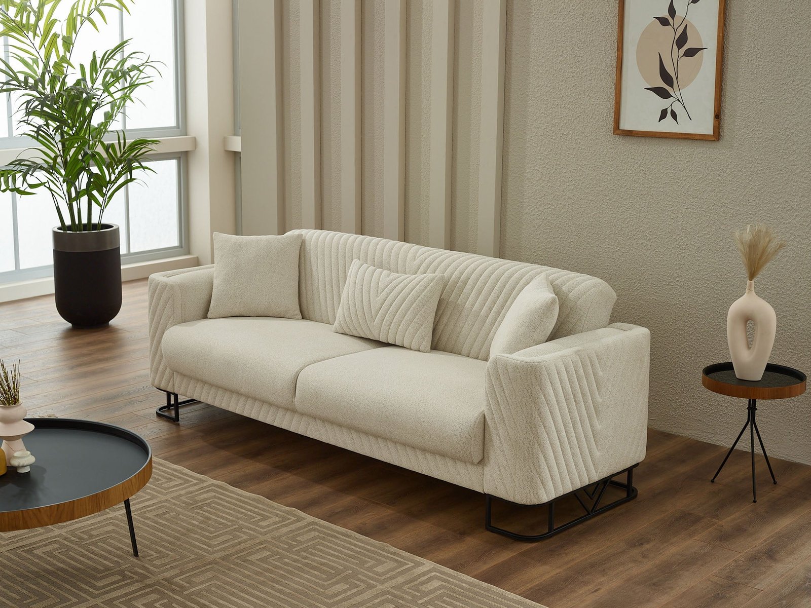 Elegance Convertible Loveseat