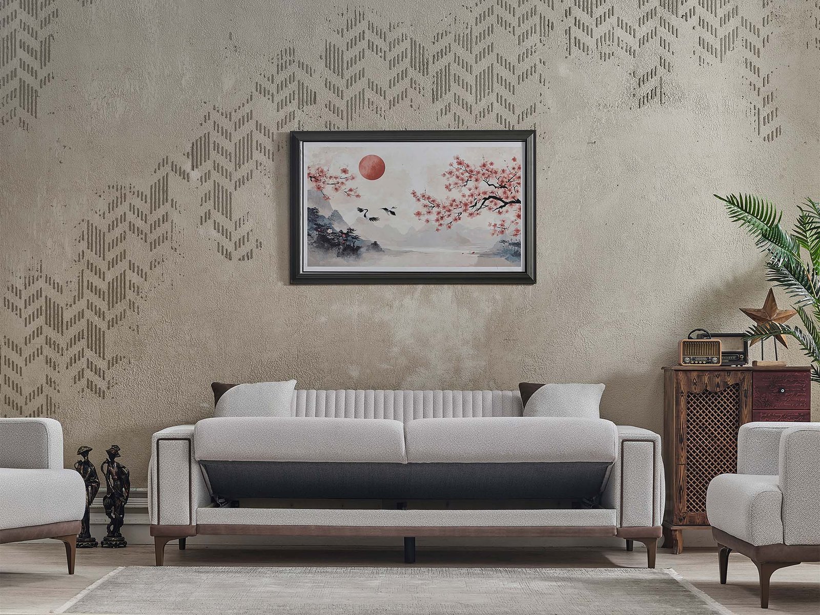 Second image of Elit Convertible Loveseat