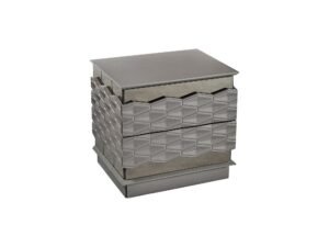 Gokce Nightstand With Back Mirror