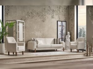 Gold 3-pieces (Sofa & Loveseat & Chair) Livingroom