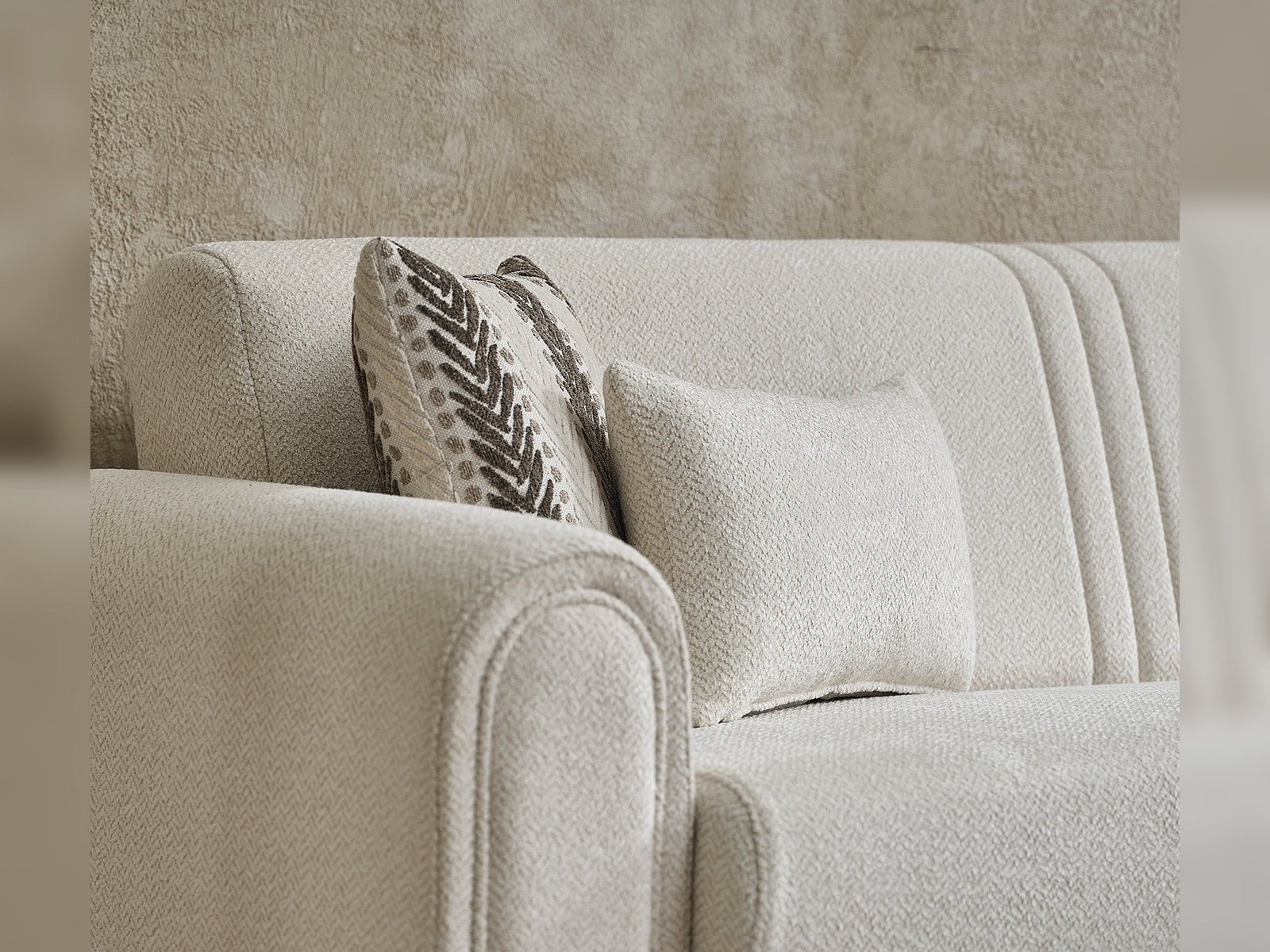Second image of Gold Convertible Loveseat