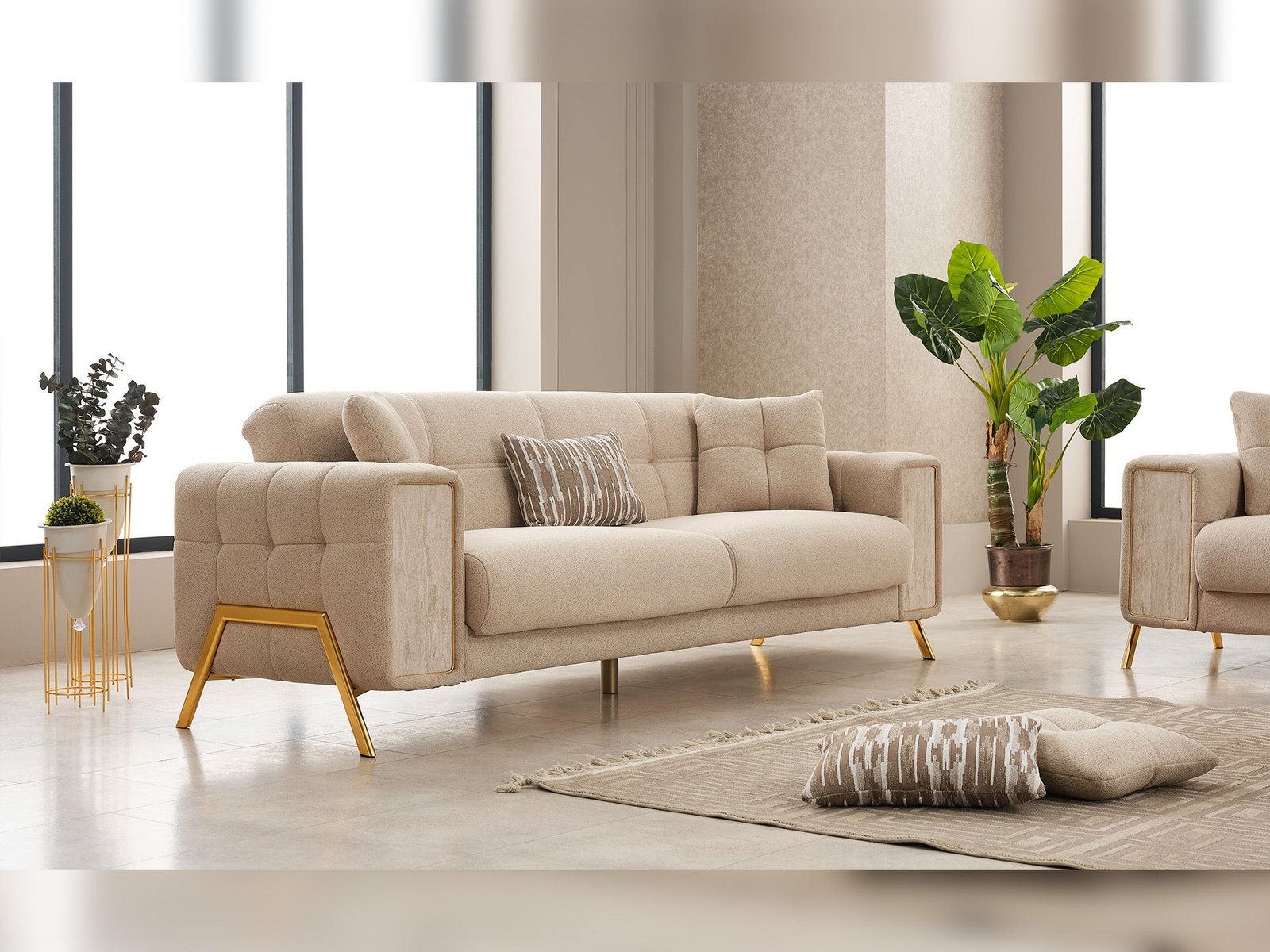 Second image of Guido  3-pieces (Sofa & Loveseat & Chair) Livingroom