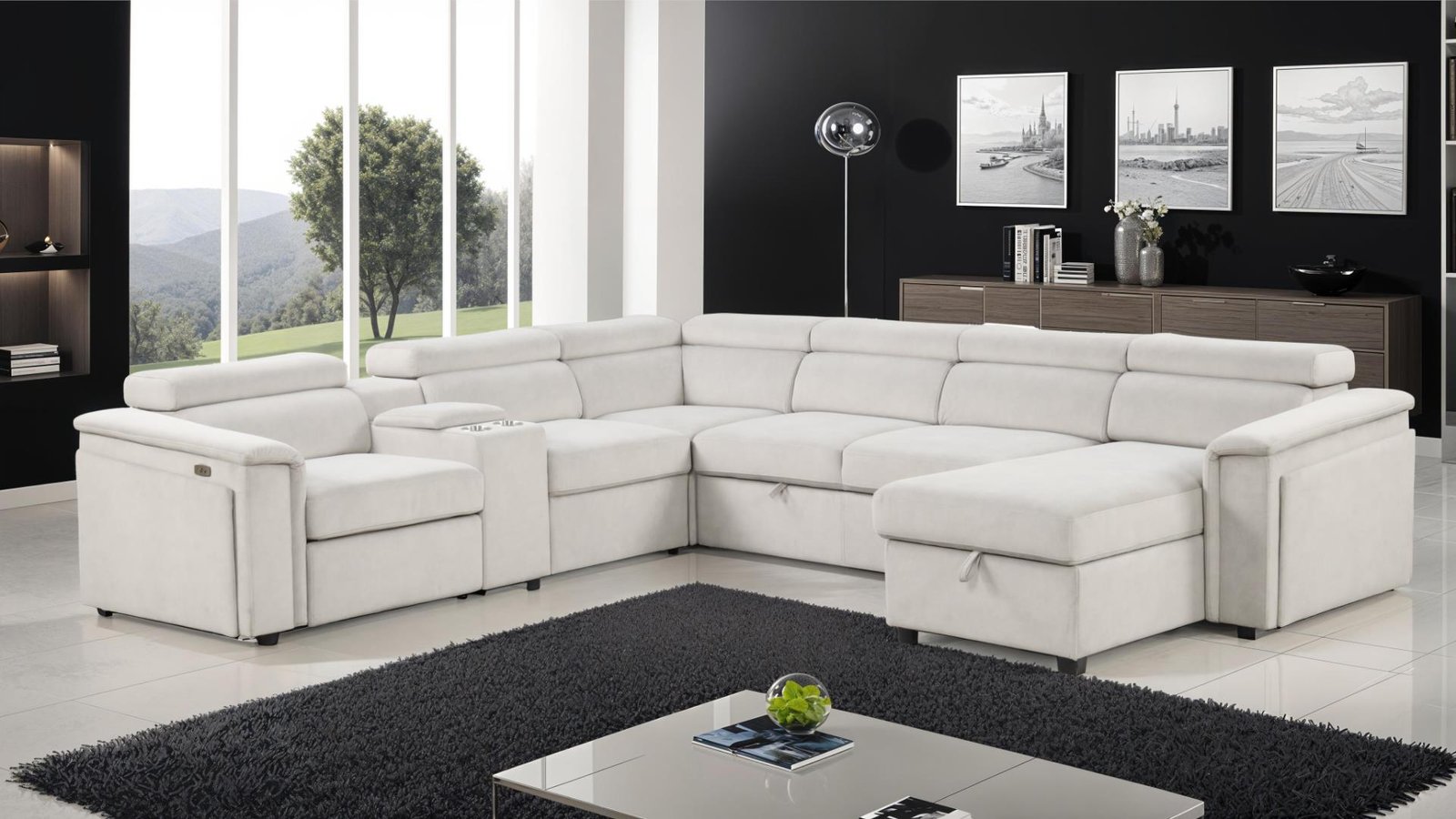 HARVEY SECTIONAL SOFA BEIGE