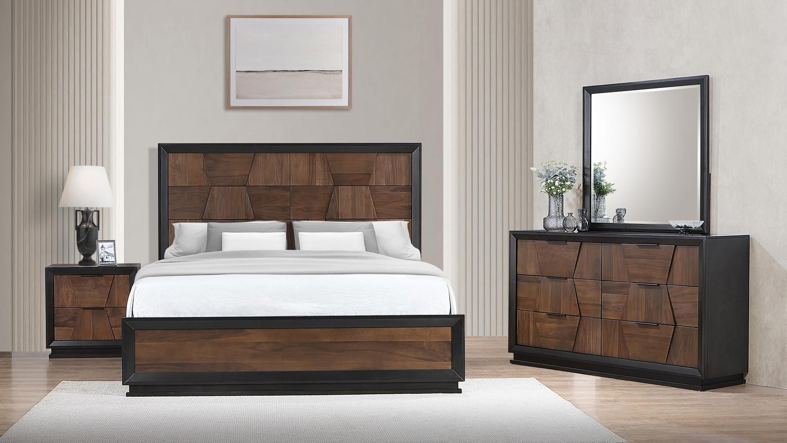 Second image of HOUSTON QUEEN 5 PC BEDROOM SET