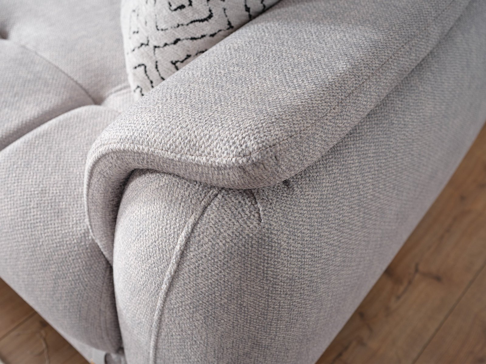 Second image of Happy Stationary Sofa Grey