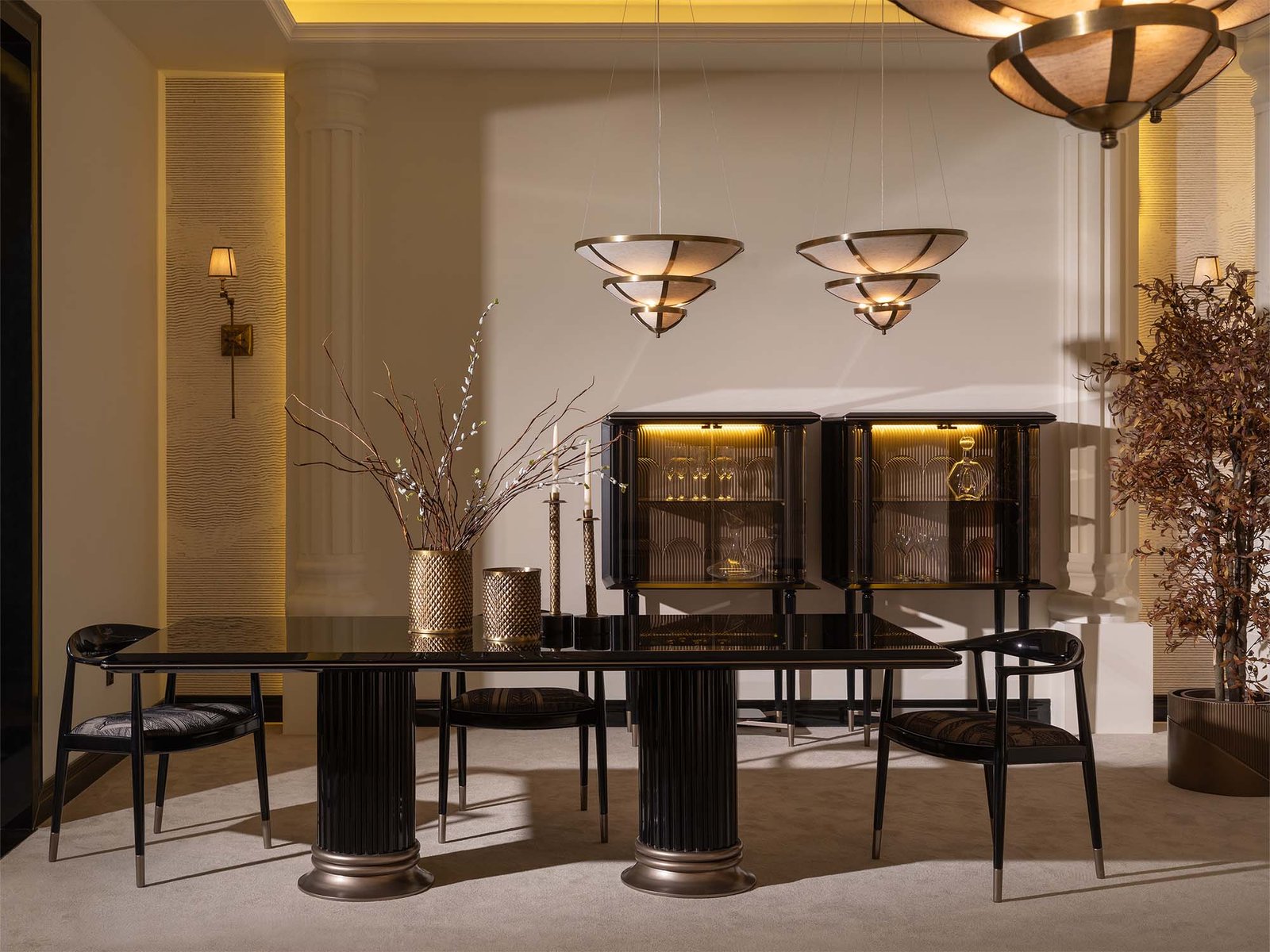 Second image of Istanbul Diningroom (Consol With Mirror & Dining Table & 6 Dining Chair)
