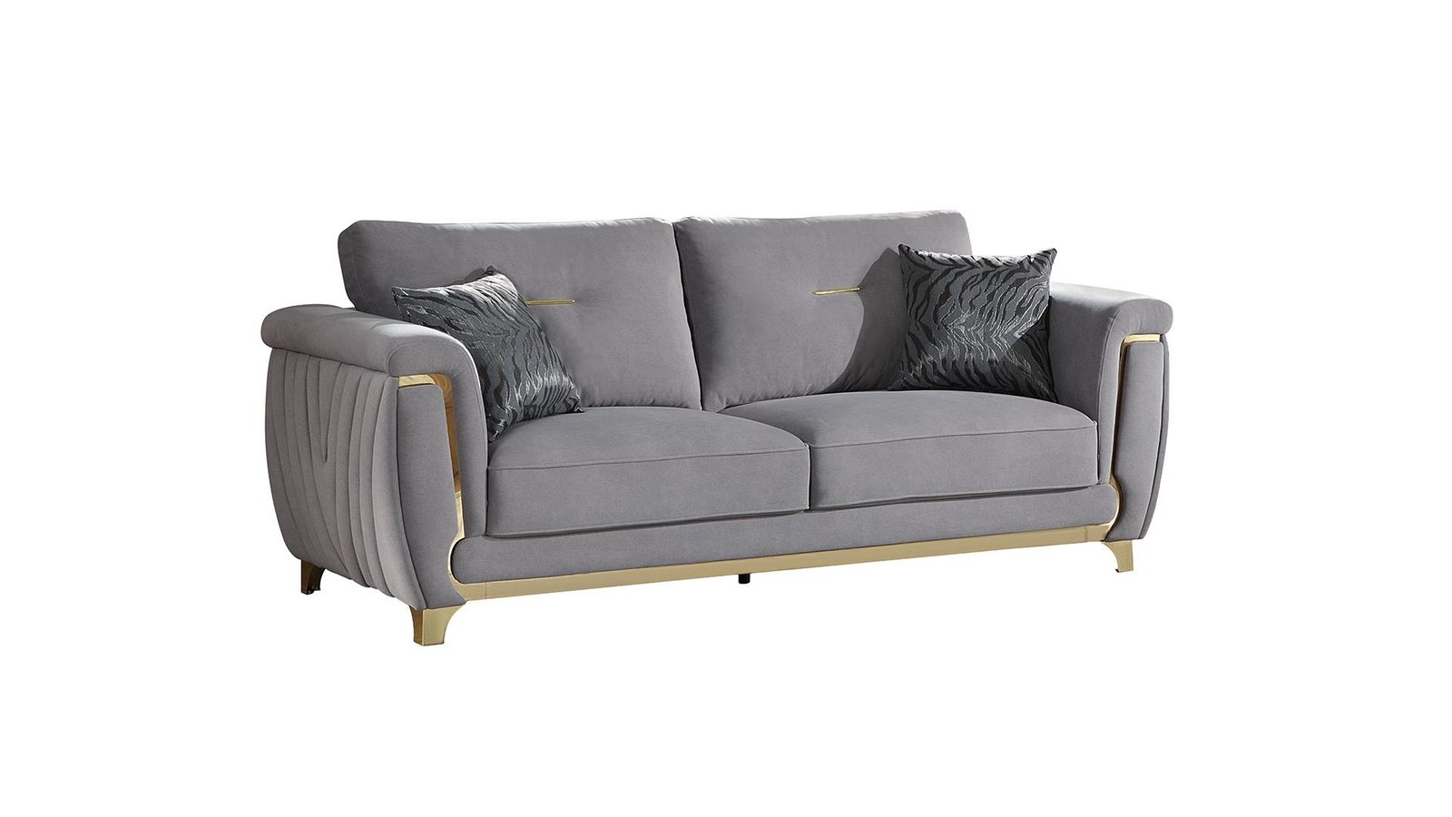 Second image of LEENA 2 PC Living Room Sets IN GRAY