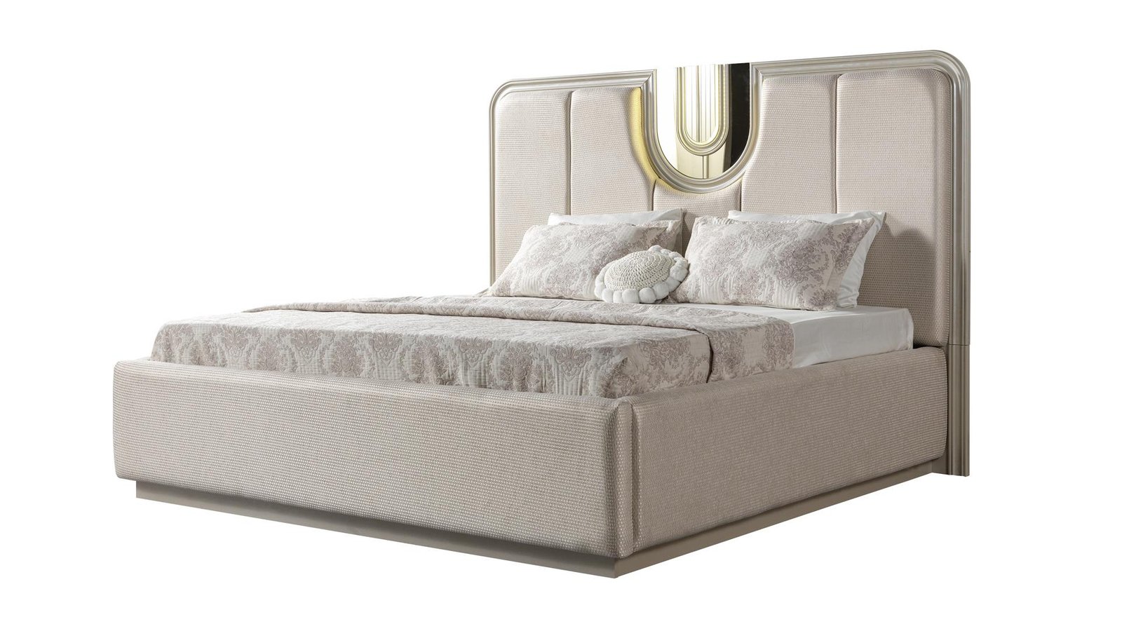 Second image of LESLI KING 5 PC BEDROOM SET BEIGE