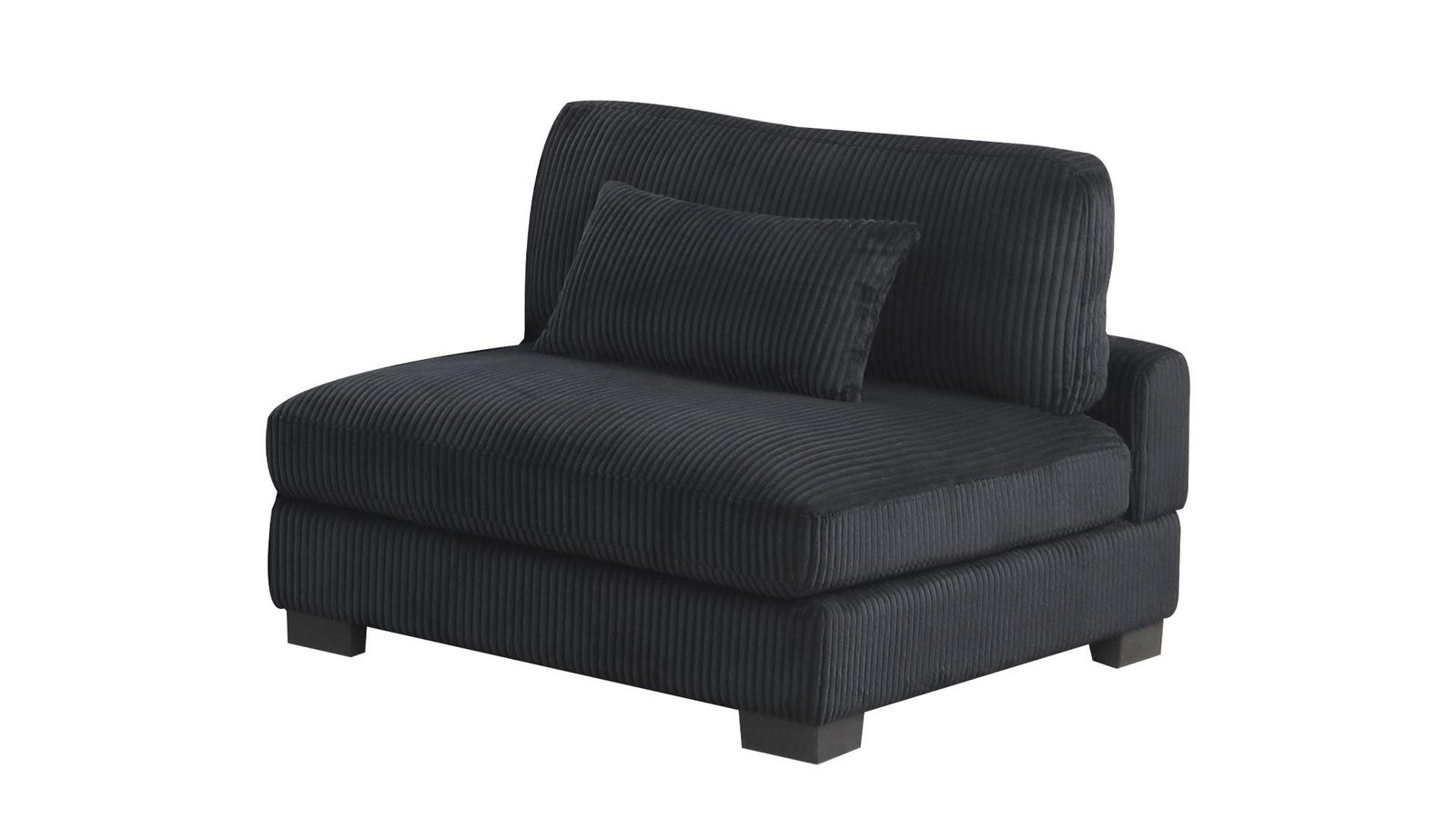 BENTLEY ARMLESS CHAIR - BLACK