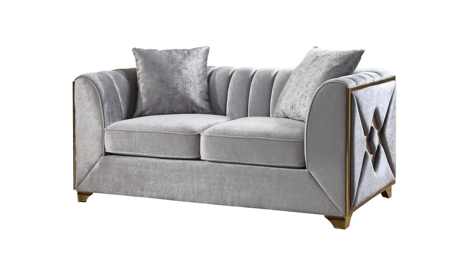 Second image of VELENCIA 2 PC Living Room Sets IN SILVER