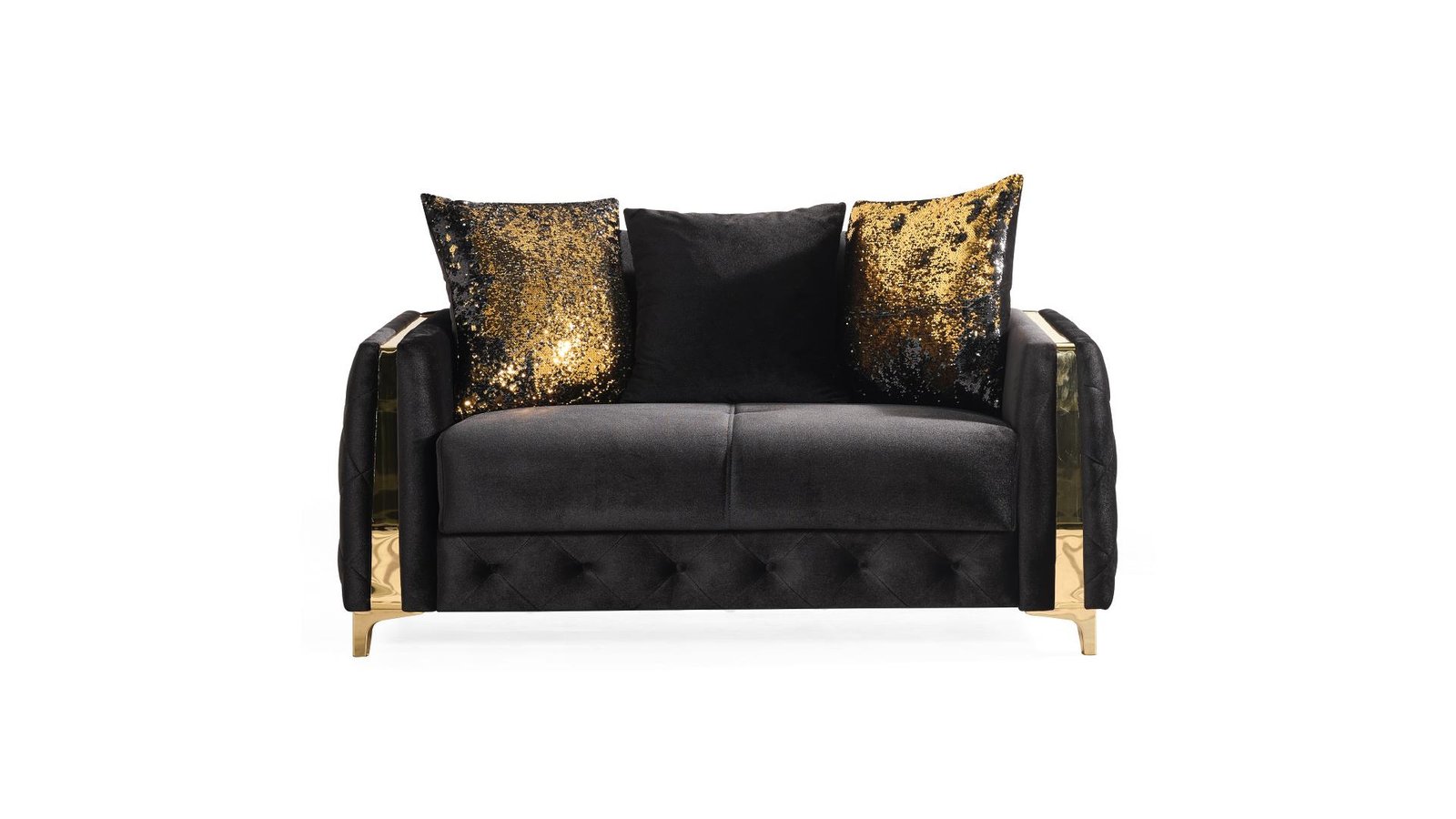 Second image of LUST 2 PC Living Room Sets IN BLACK