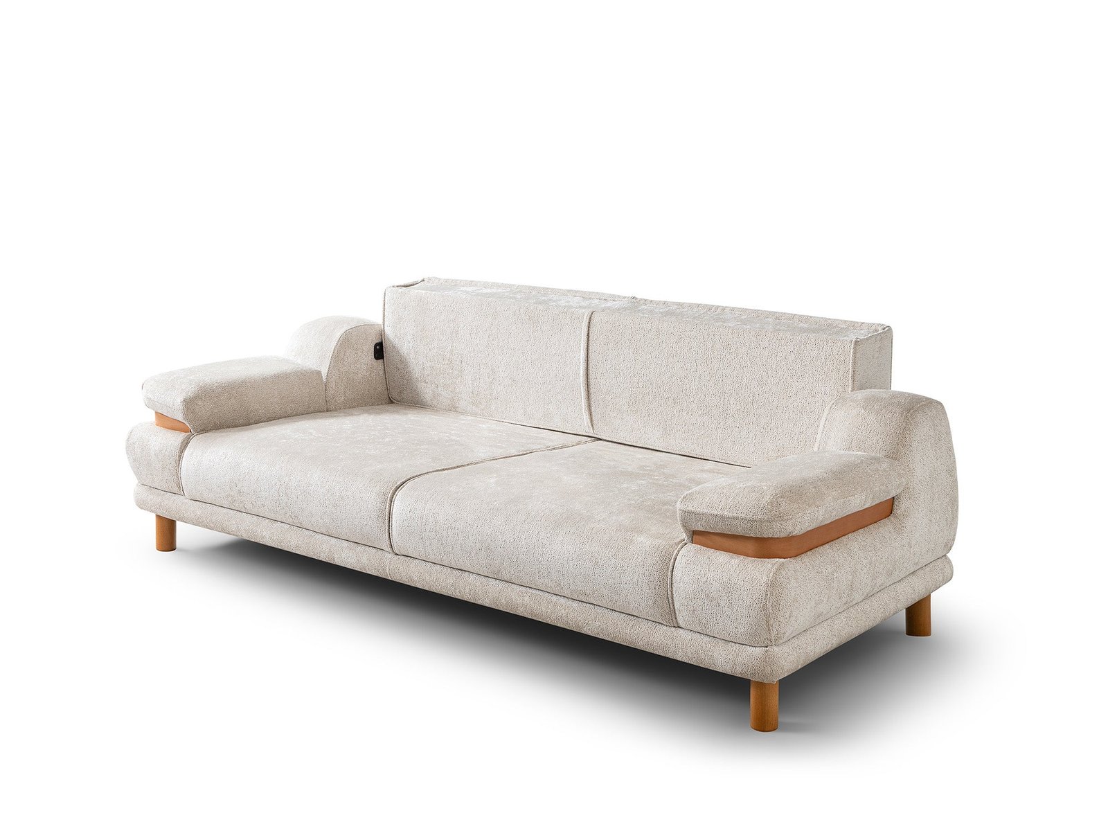 Second image of Latte Convertible Sofa