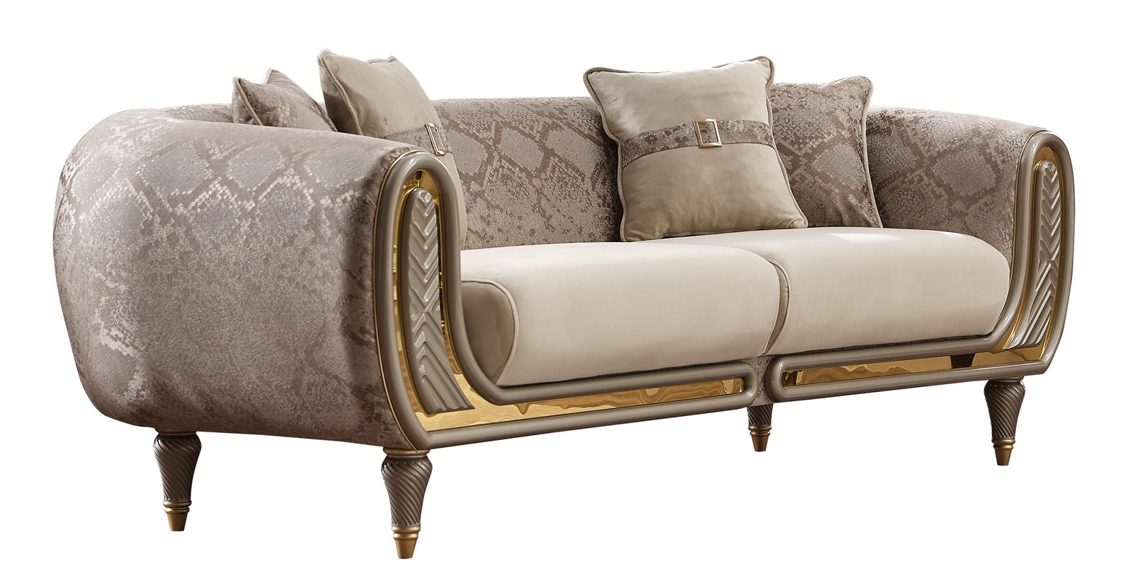 Lima Stationary Sofa Cream