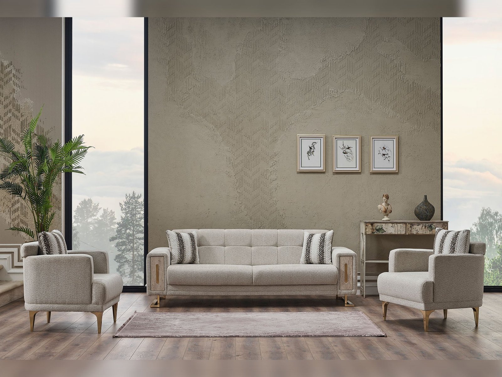 Second image of Loft Ser Convertible Loveseat