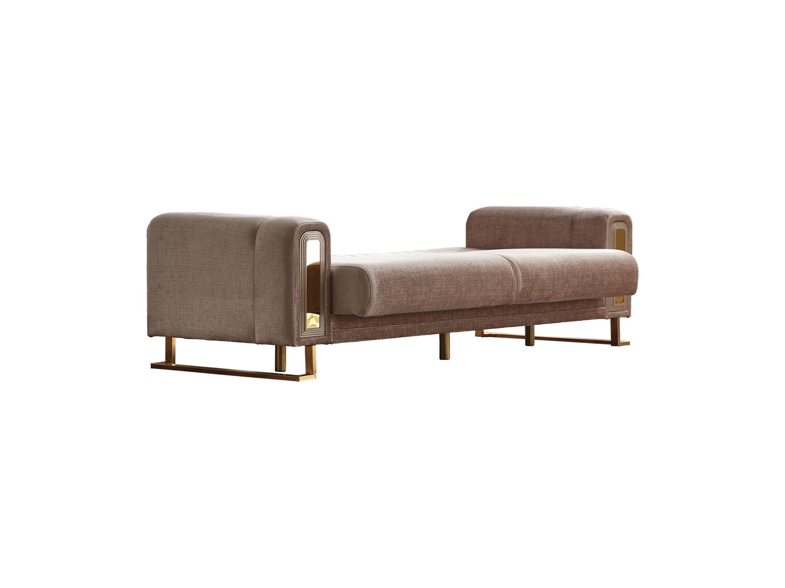 Second image of Lotus Convertible Sofa Cream