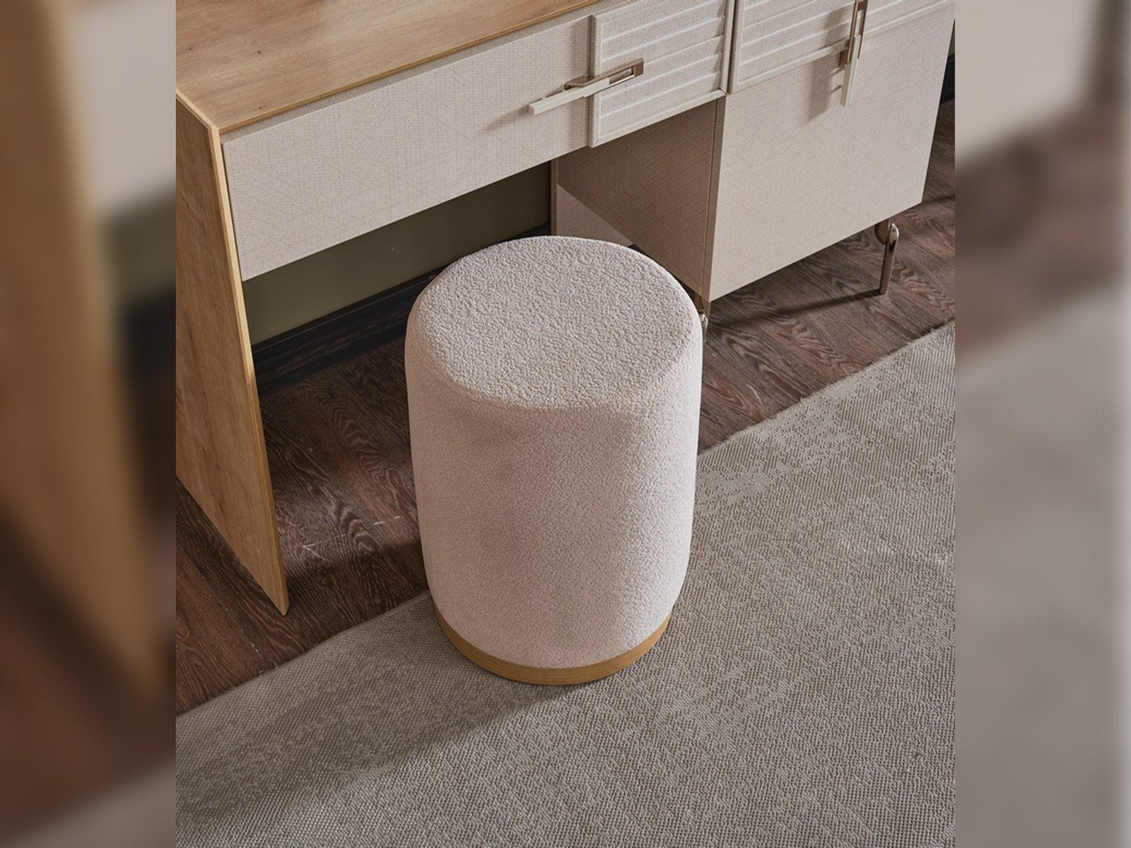 Second image of Lugano Dresser With Mirror & Ottoman