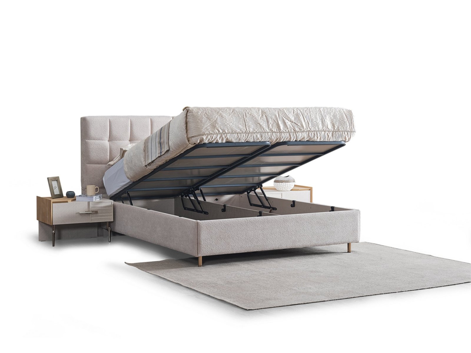 Second image of Lugano Bed Frame With Headboard