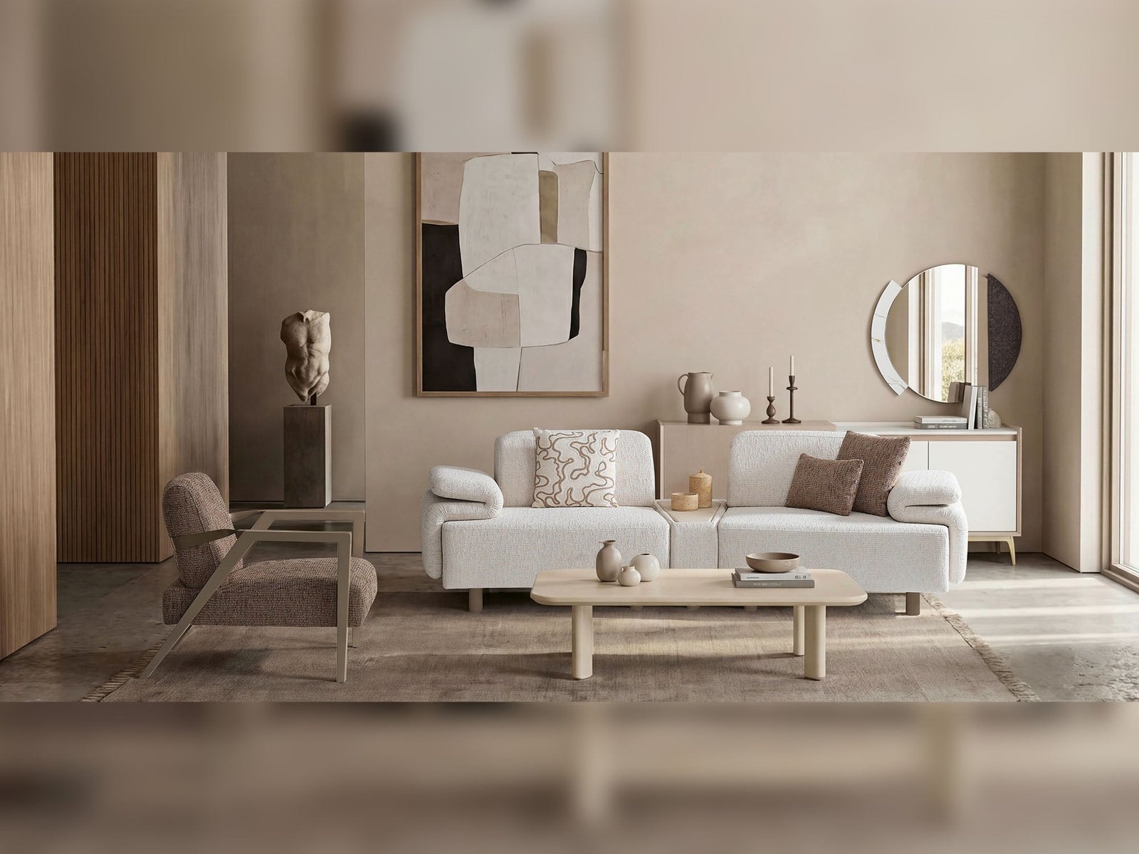 Luma 4-pieces (Sofa & Module Sofa & 2 Chair) Livingroom