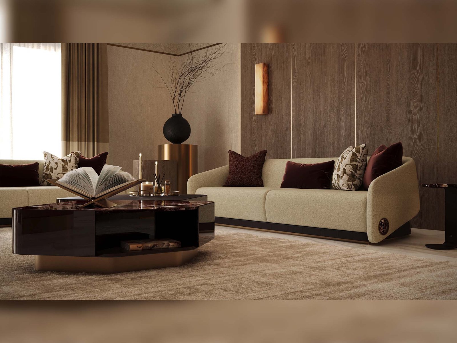 Mahzen Stationary Four Seat Sofa