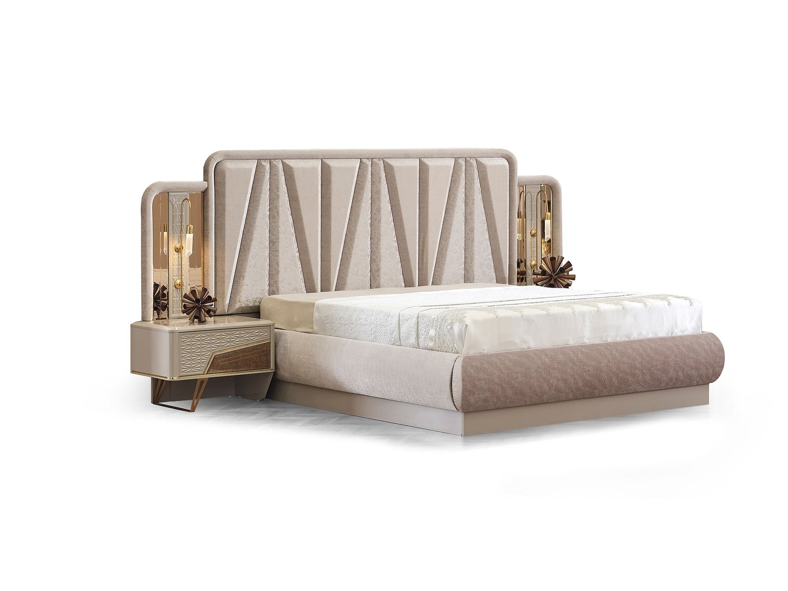 Milano Max Bed Frame With Headboard