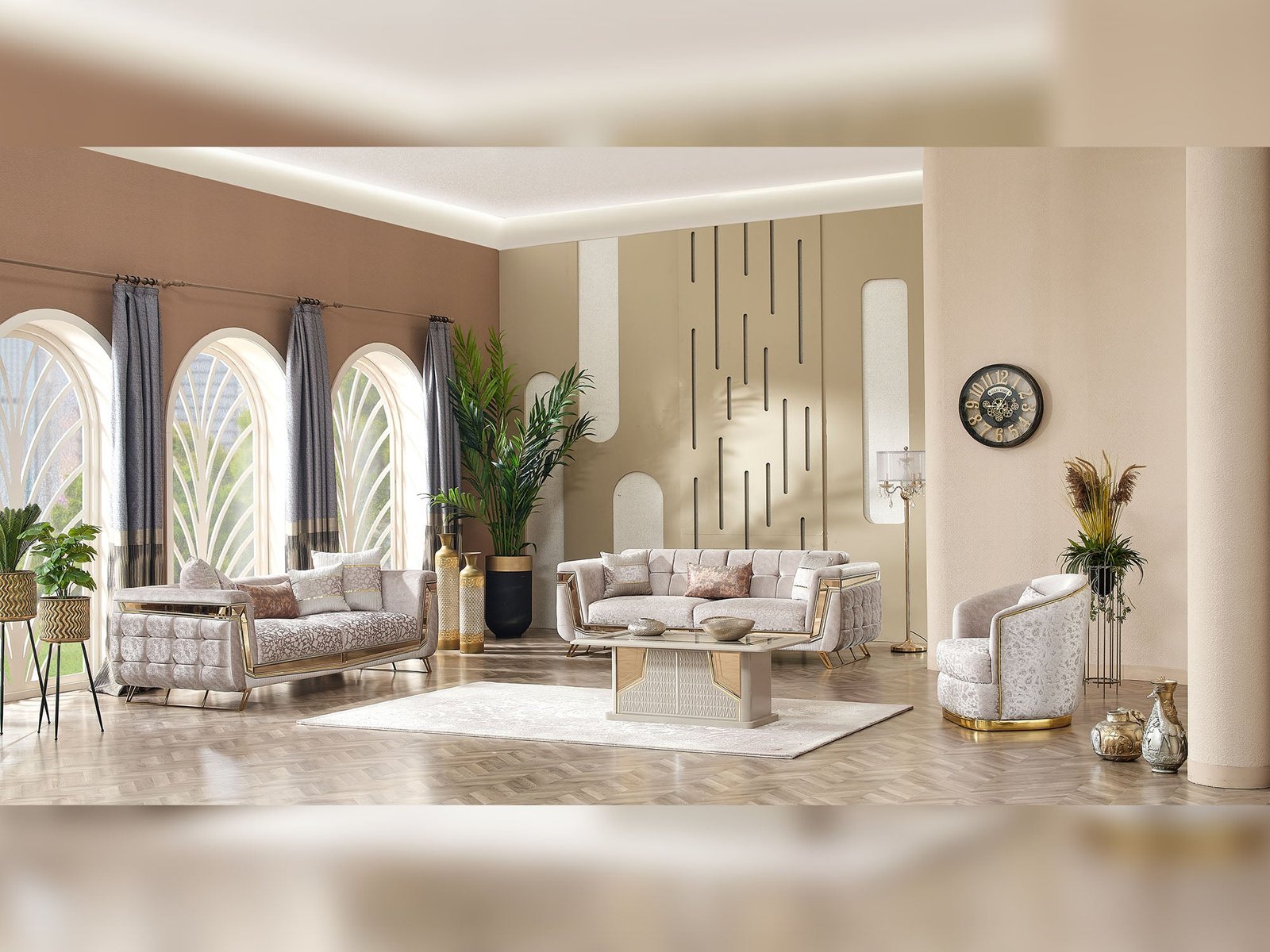 Second image of Milano Max 3-pieces (Sofa & Loveseat & Chair) Livingroom