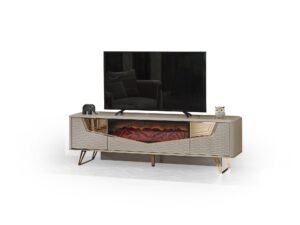 Milano Max Tv Stand With Fire Place
