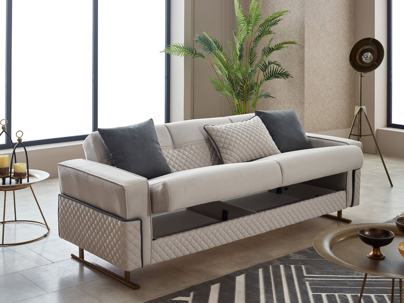 Second image of Miranda Convertible Loveseat