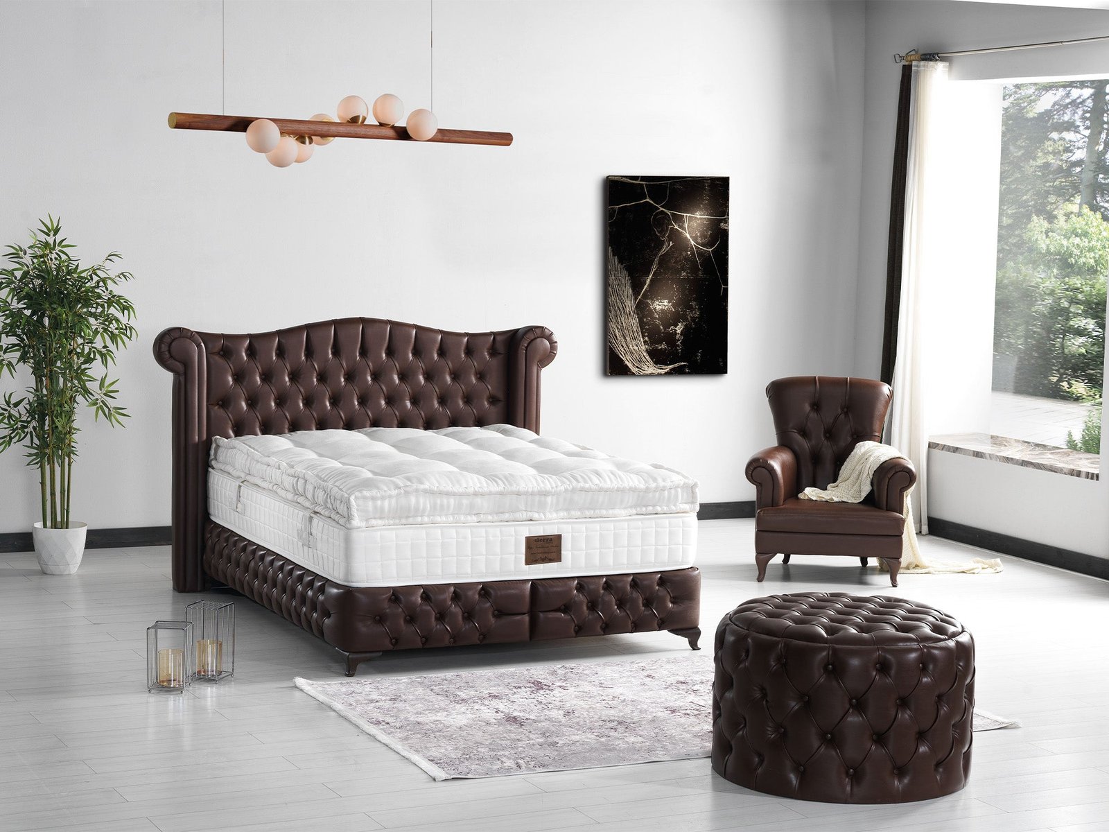 Monalisa Storage Bed With Headboard Brown