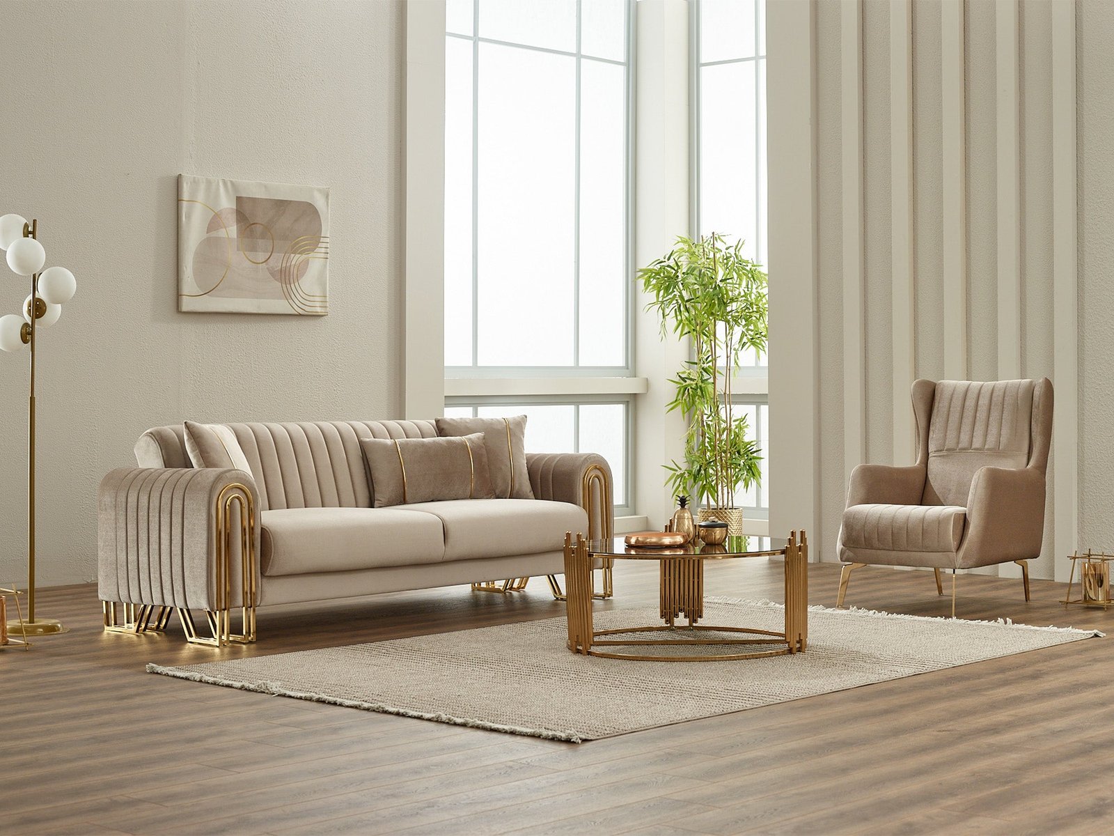 Second image of Montana 3-pieces (Sofa & Loveseat & Chair) Livingroom