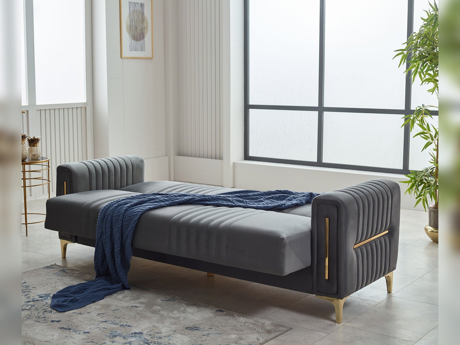 Second image of Moreno Convertible Loveseat