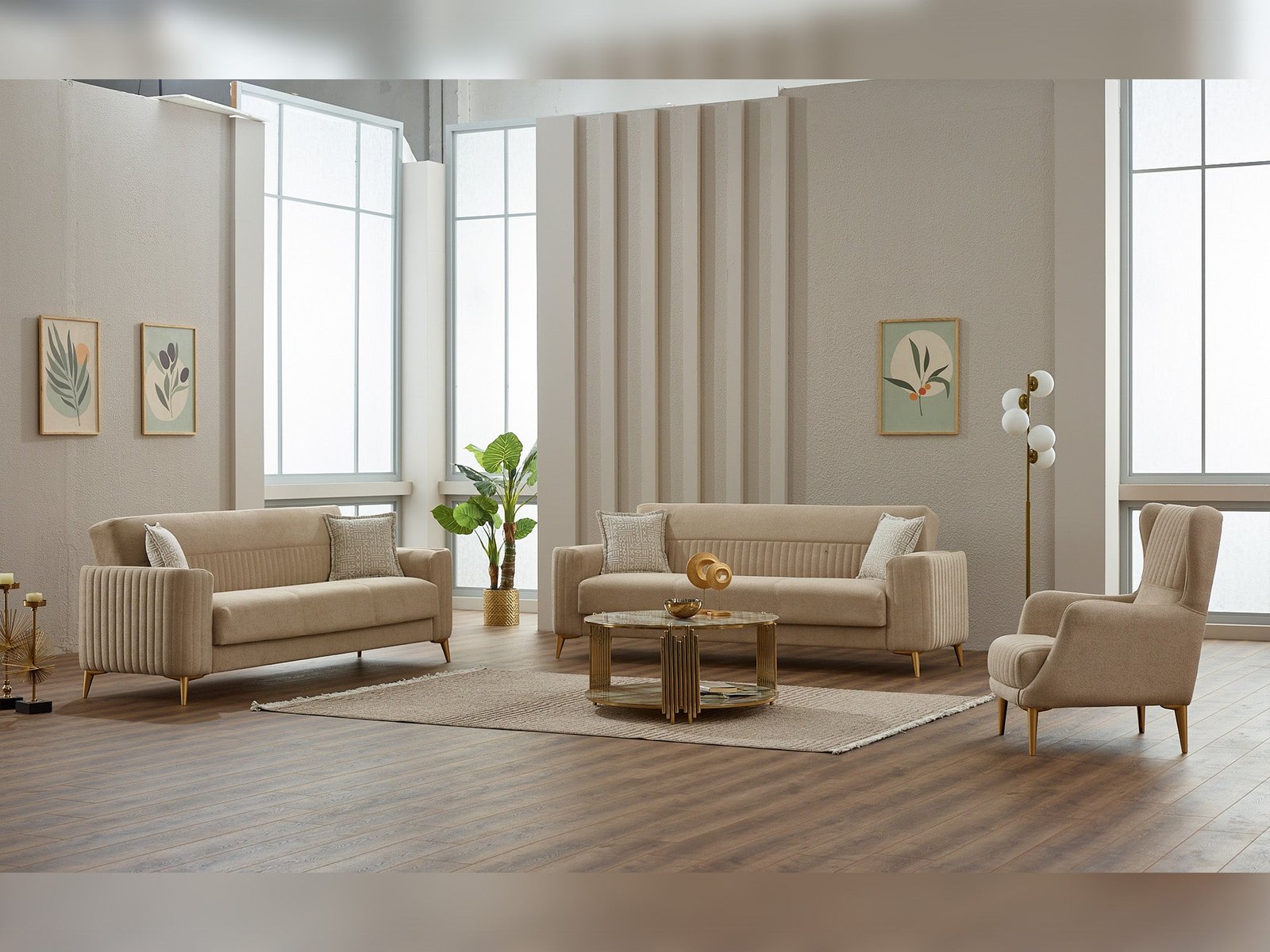 Neo 3-pieces (Sofa & Loveseat & Chair) Livingroom