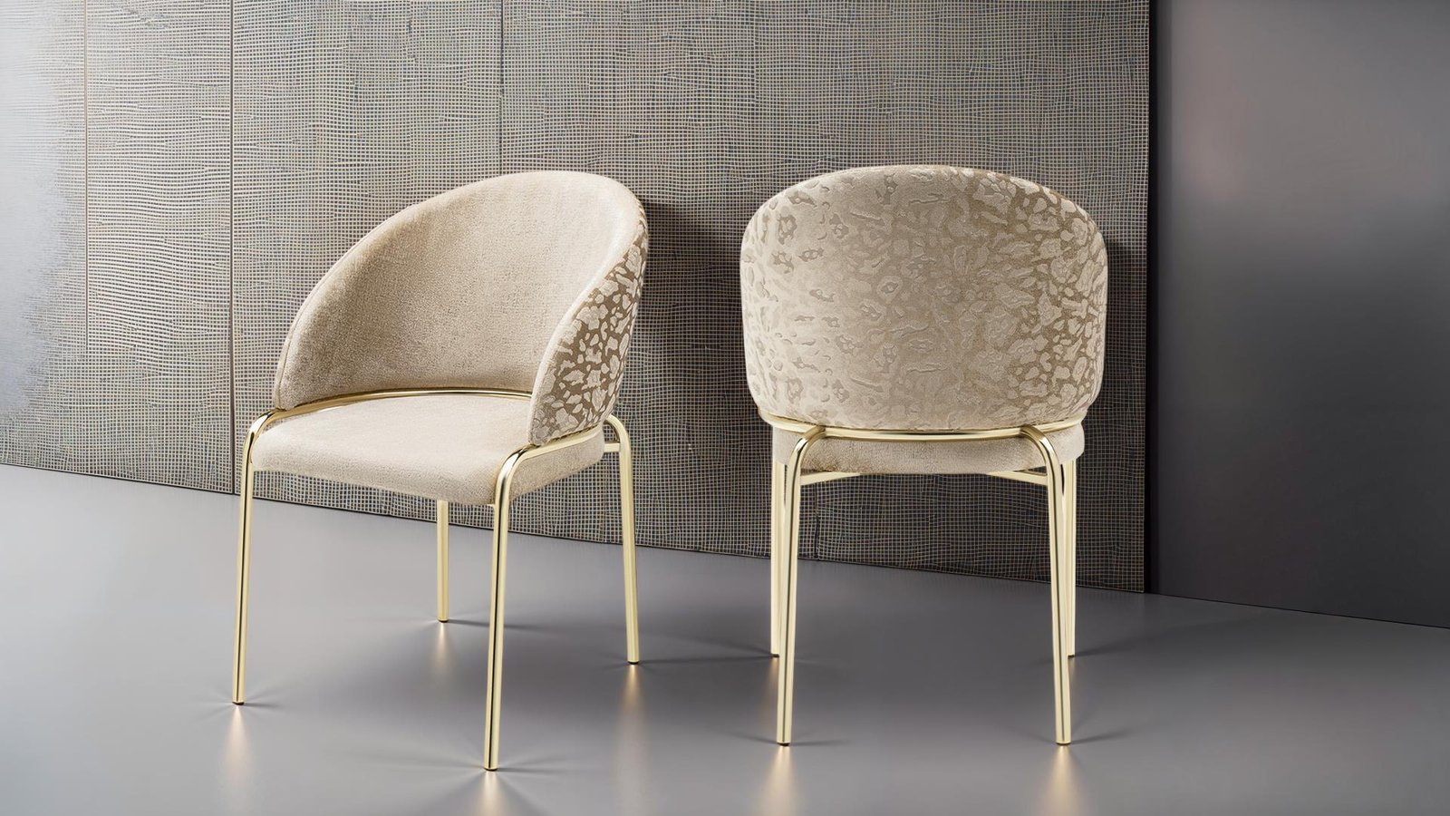 ONYX STEEL LEGS BEIGE - 2 CHAIRS PER BOX
