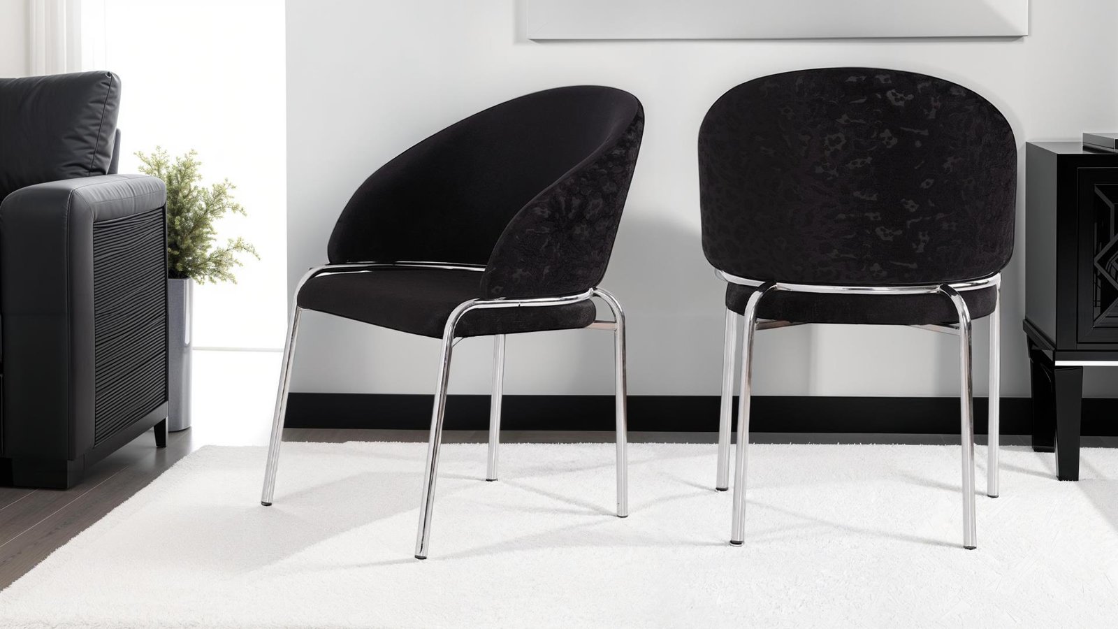 Second image of ONYX STEEL LEGS BEIGE - 2 CHAIRS PER BOX