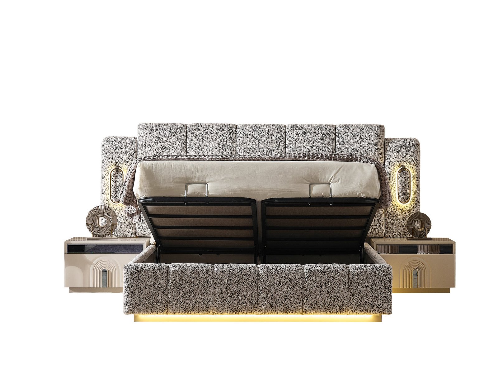 Parma Bed Frame With Headboard
