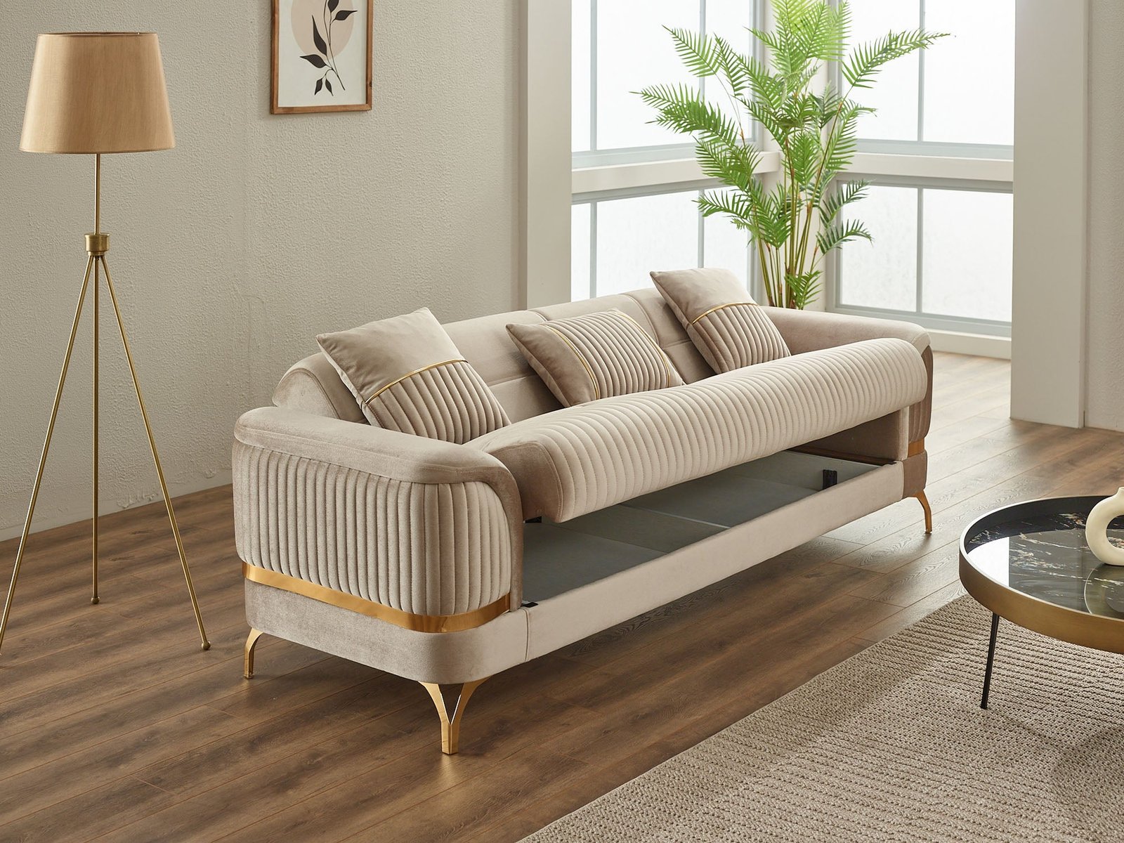 Second image of Pedro Convertible Loveseat