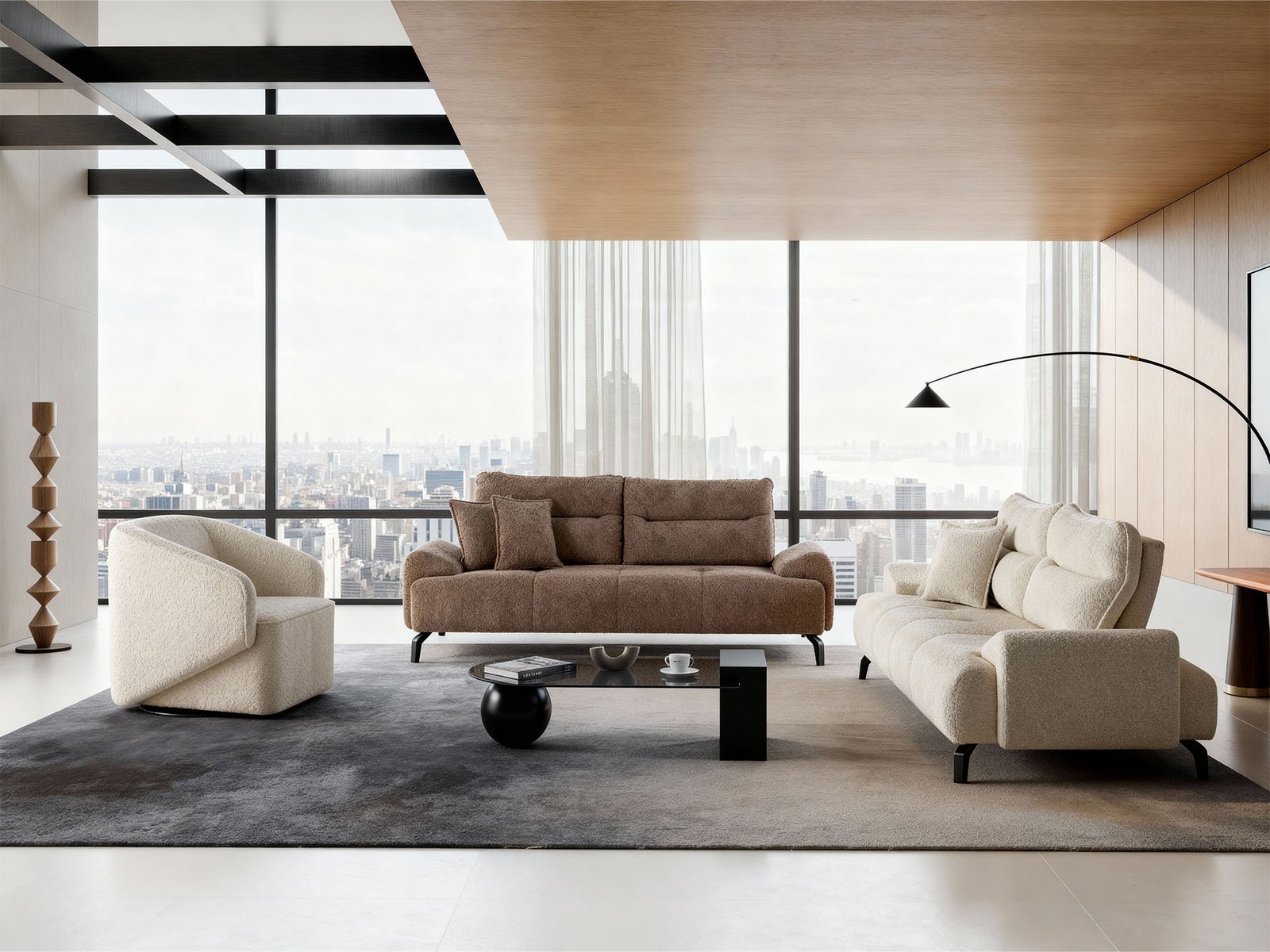Second image of Peonya 4-pieces (2 Sofa & 2 Chair) Livingroom