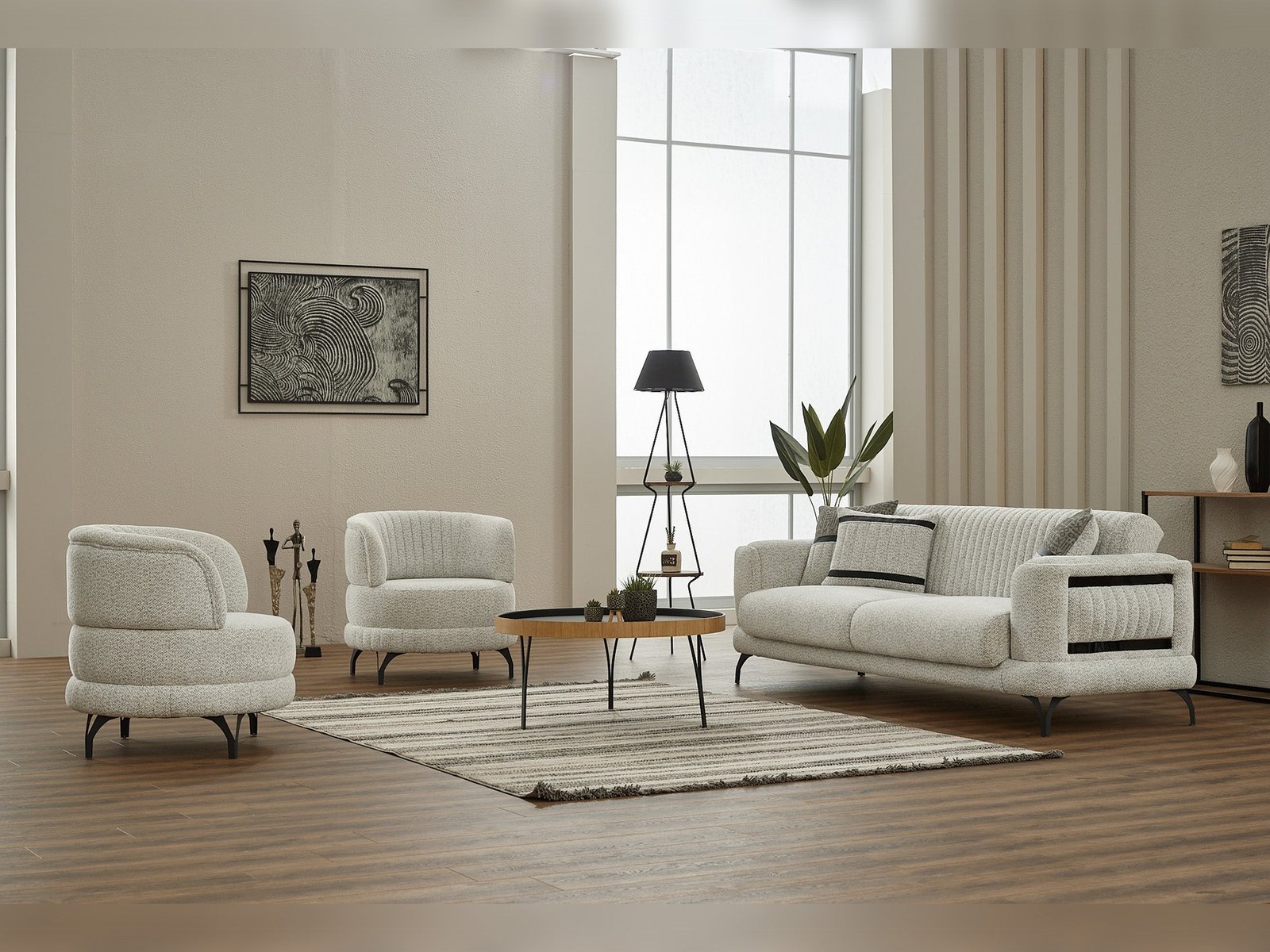 Second image of Pierra 3-pieces (Sofa & Loveseat & Chair) Livingroom