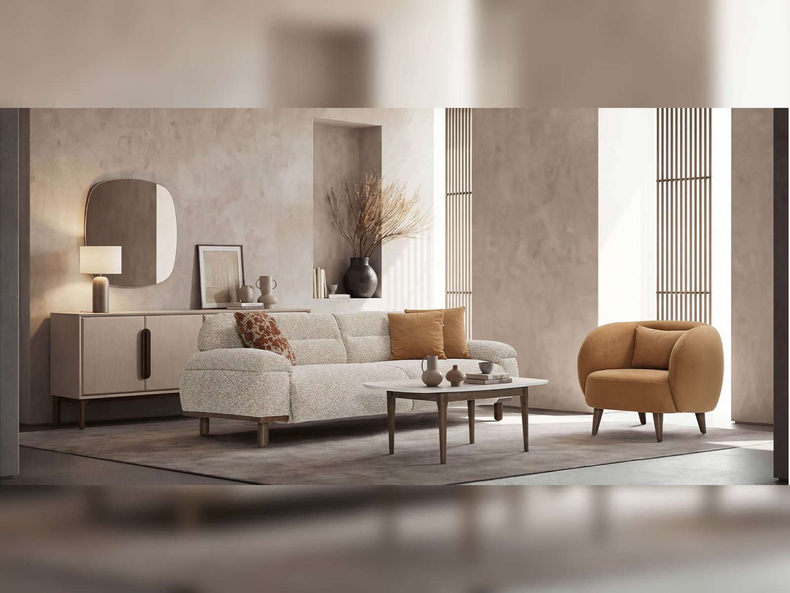 Polo El 4-pieces (Relax Sofa & Sofa & 2 Chair) Livingroom