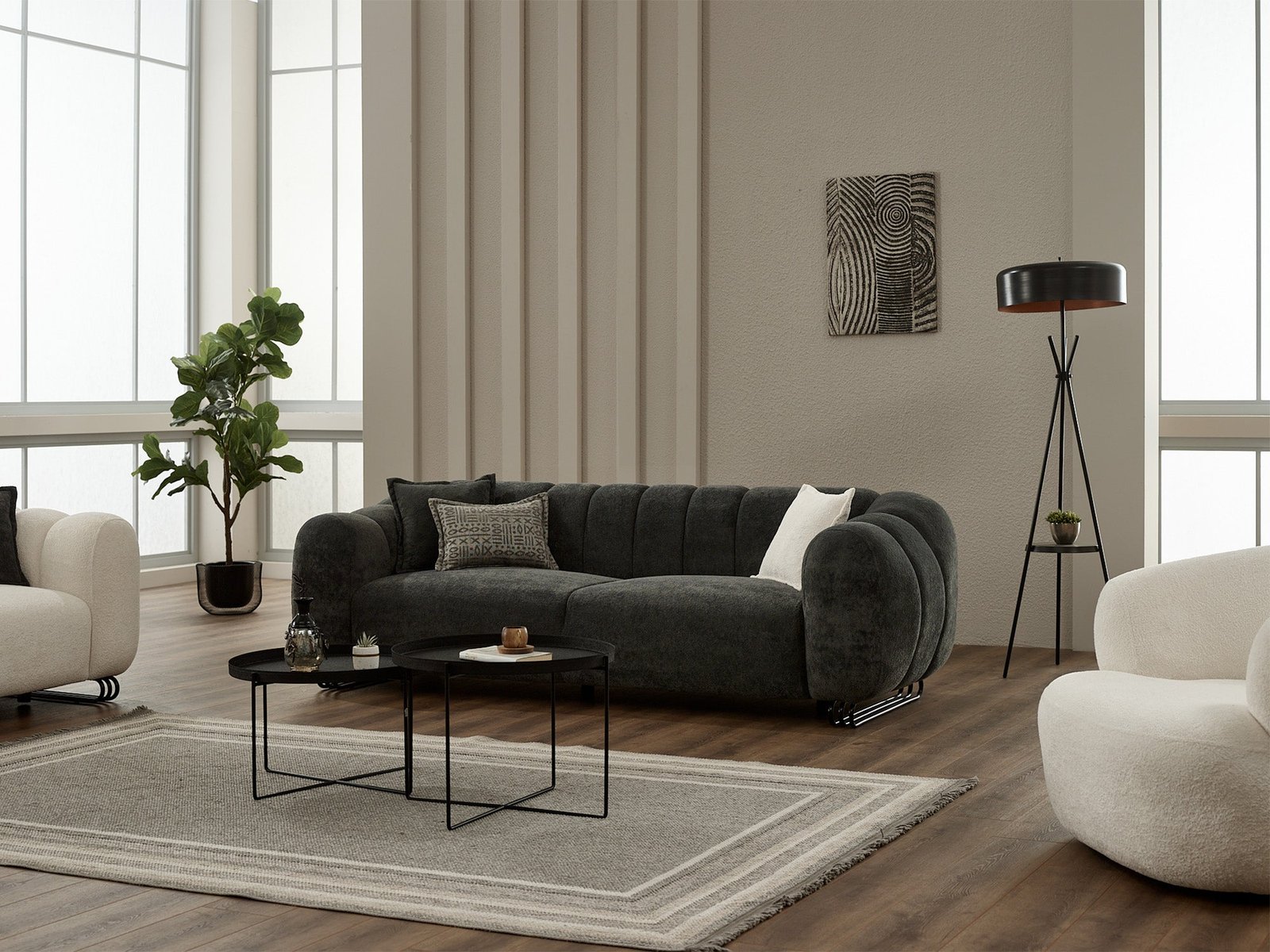 Second image of Puffy Stationary Loveseat
