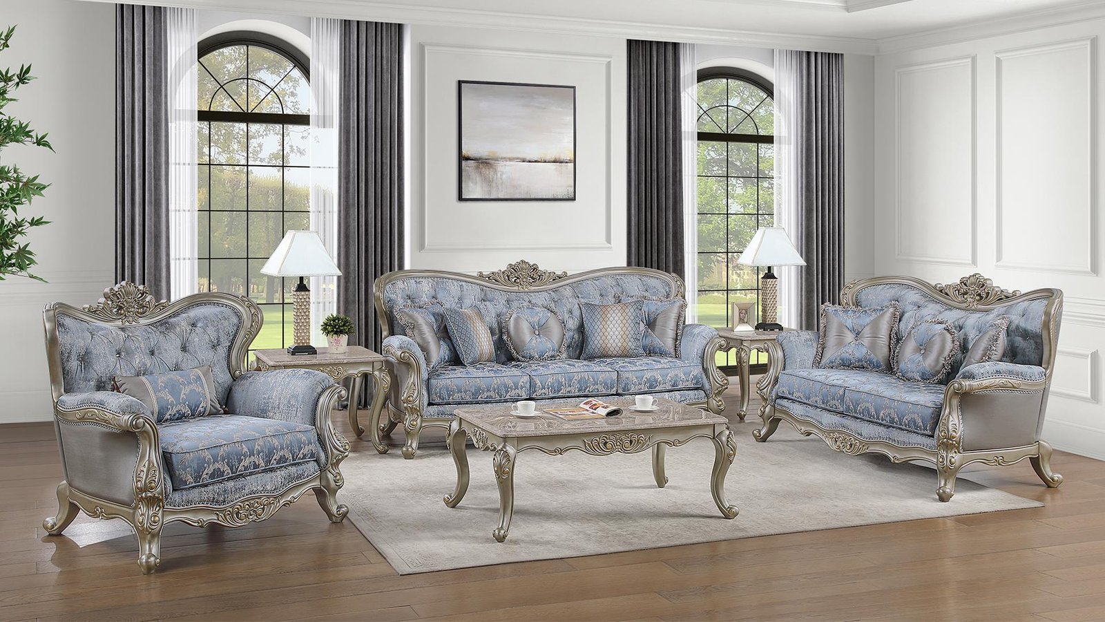 Second image of ROYALE 5 PC Living Room Sets